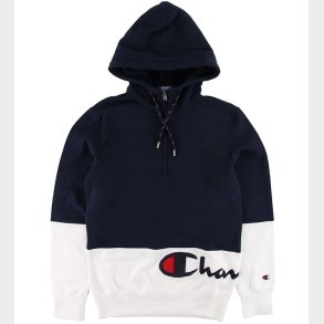 Champion Fashion Httetrje - Half Zip - Navy/Hvid