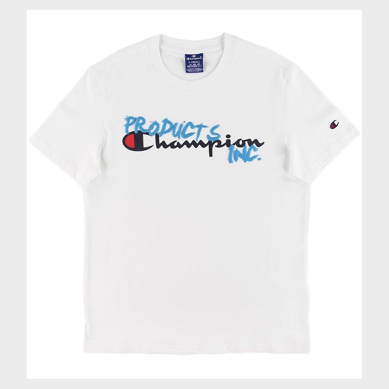 Champion Fashion T-shirt - Hvid m. Logo