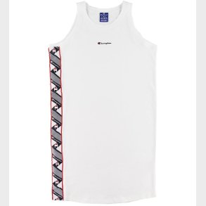 Champion Fashion Kjole u/ - Hvid m. Stribe