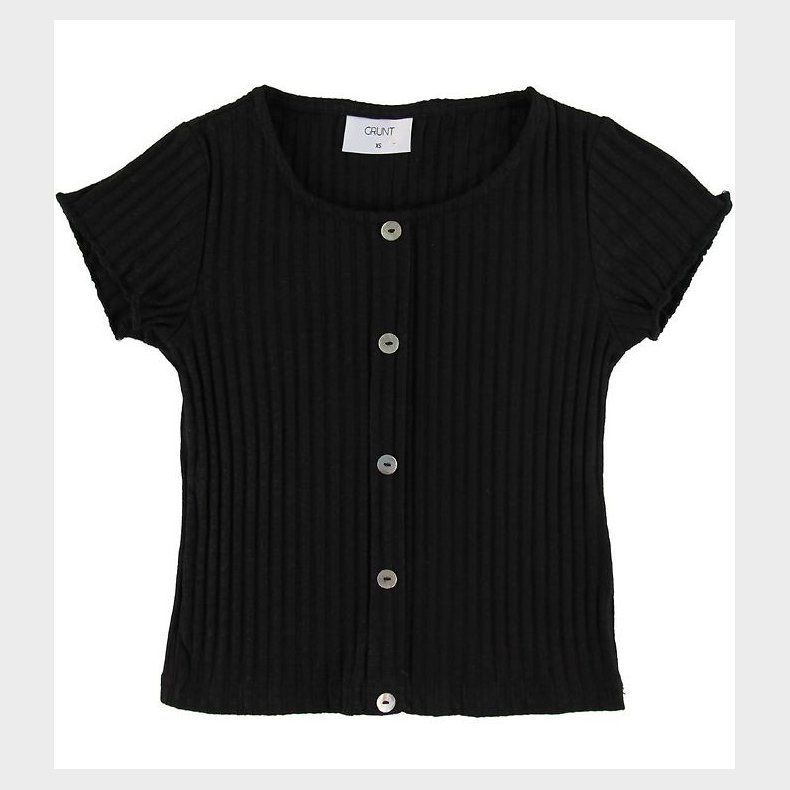 Grunt T-shirt - Hin - Rib - Sort