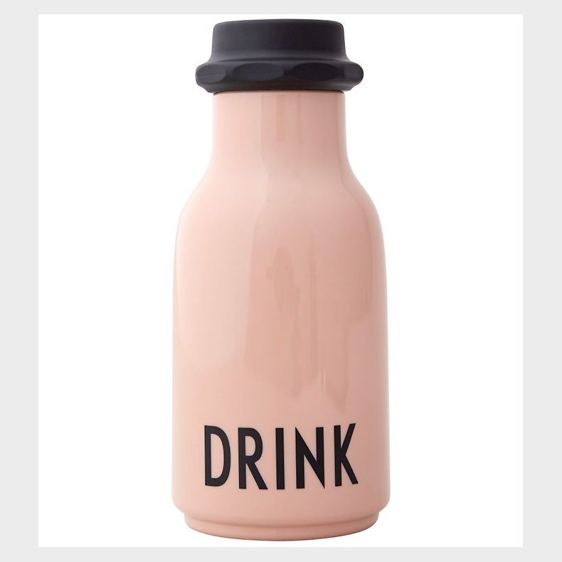 Design Letters Vandflaske - 330 ml - Powder Rose m. Tekst