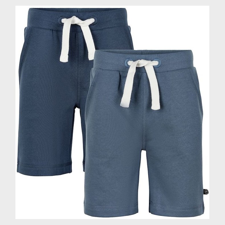 Minymo Sweatshorts - 2-pak - New Navy