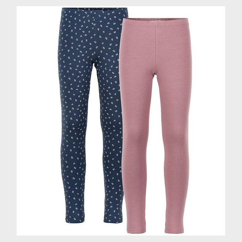 Minymo Leggings - 2-pak - Mesa Rose