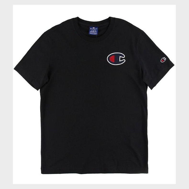 Champion Fashion T-shirt - Sort m. Logo
