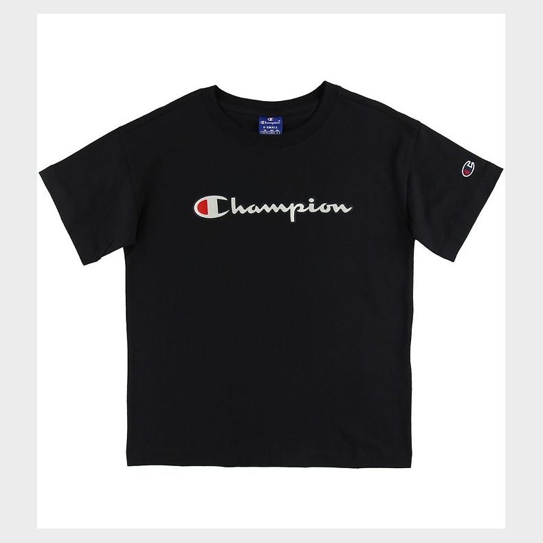 Champion Fashion T-shirt - Sort m. Logo