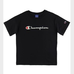 Champion Fashion T-shirt - Sort m. Logo
