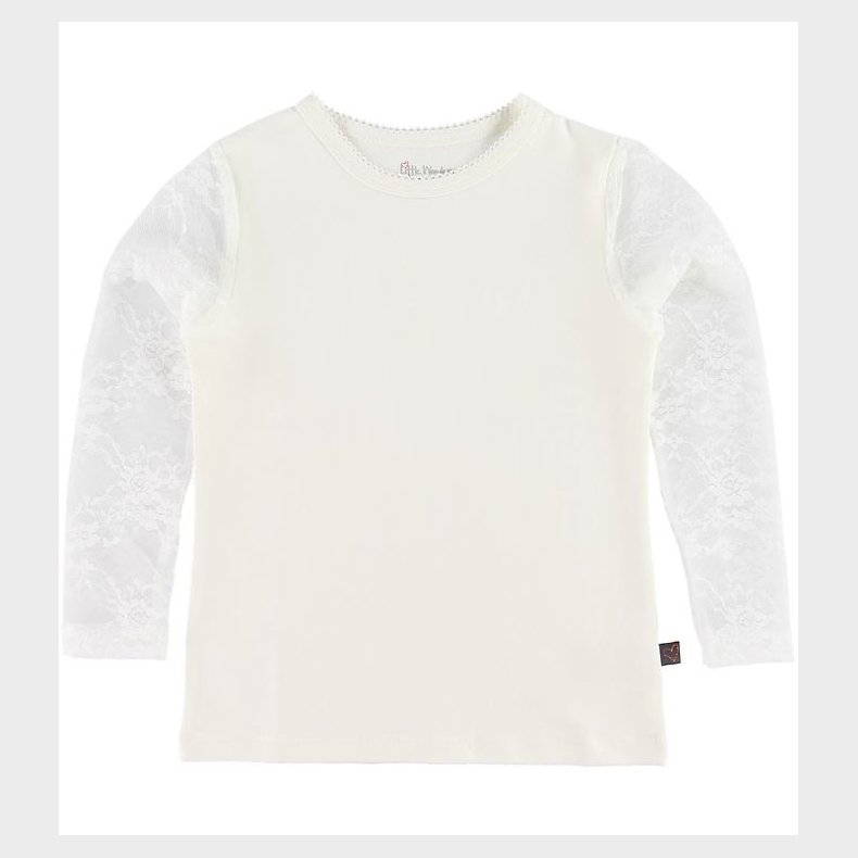 Little Wonders Bluse m. Blondermer - Maja - Hvid