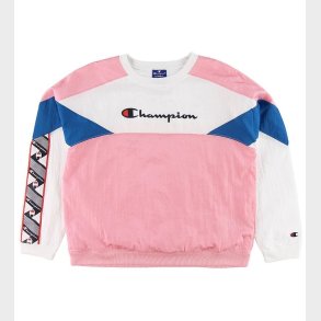 Champion Fashion Sweatshirt - Pink/Hvid/Bl