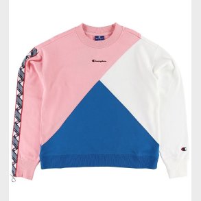 Champion Fashion Sweatshirt - Rosa/Hvid/Bl