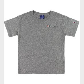 Champion Fashion T-shirt - Grmeleret m. Logo