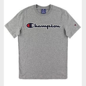 Champion Fashion T-shirt - Grmeleret m. Logo