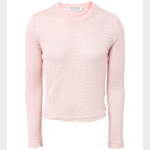 Hound Bluse - Cropped - Strik - Soft Peach m. Hulmnster