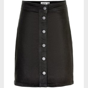 Cost:Bart Nederdel - Henriette - Sort Denim