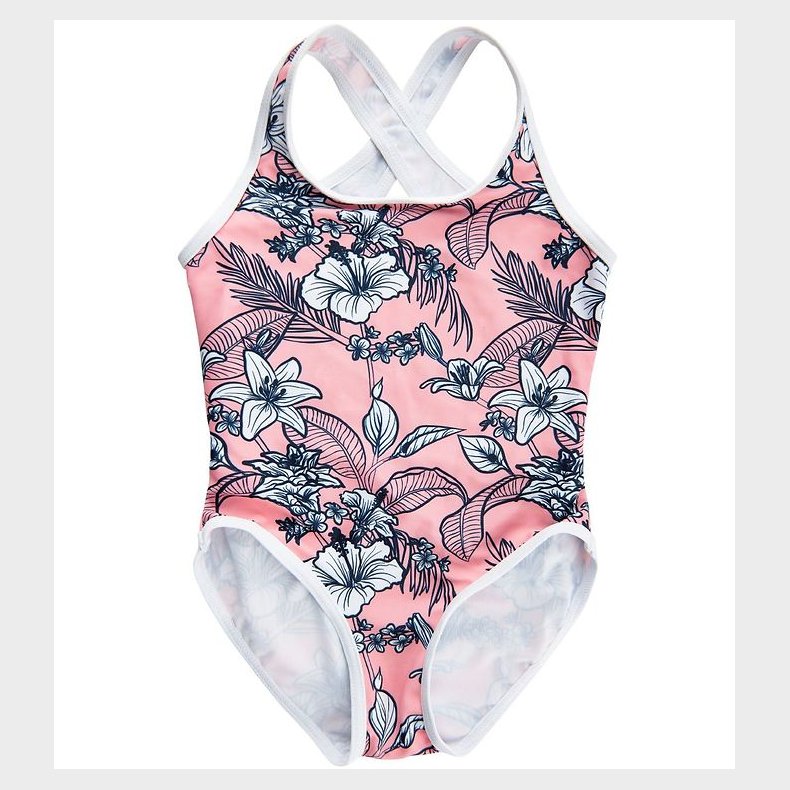 Creamie Badedragt - Pink Icing m. Blomster