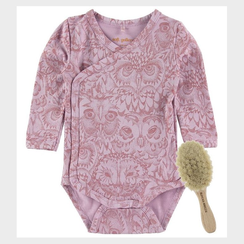 Soft Gallery Nyfdt St - Sl-om Body l/ + Hrbrste - Lavendel