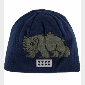 LEGO® Duplo Hue - Uld/Bomuld - LWAustin - Navy m. Isbjrn