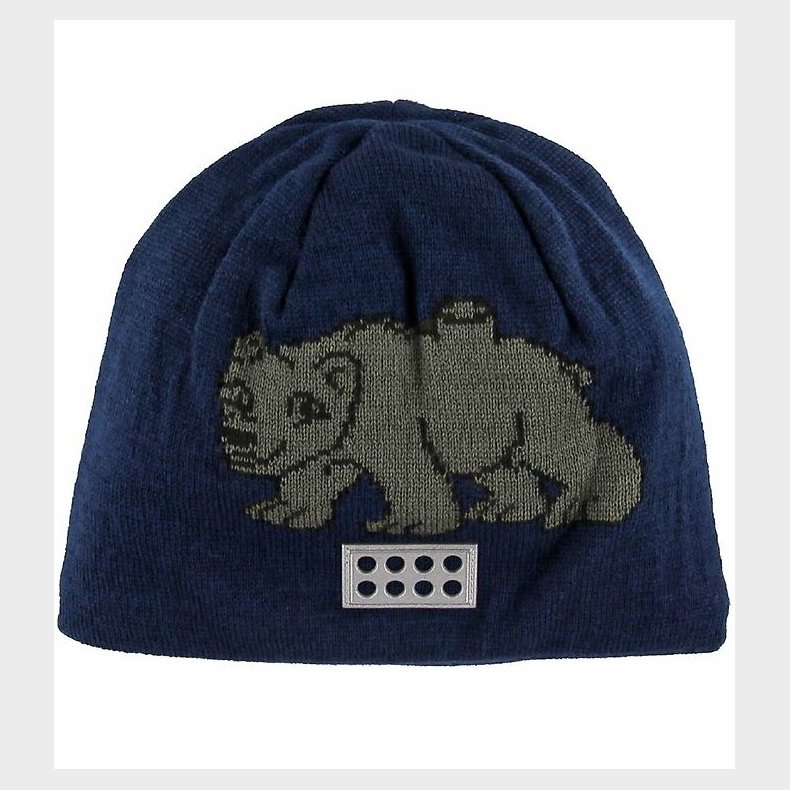 LEGO® Duplo Hue - Uld/Bomuld - LWAustin - Navy m. Isbjrn