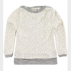 Engel Bluse - Uld - Neutral m. Print