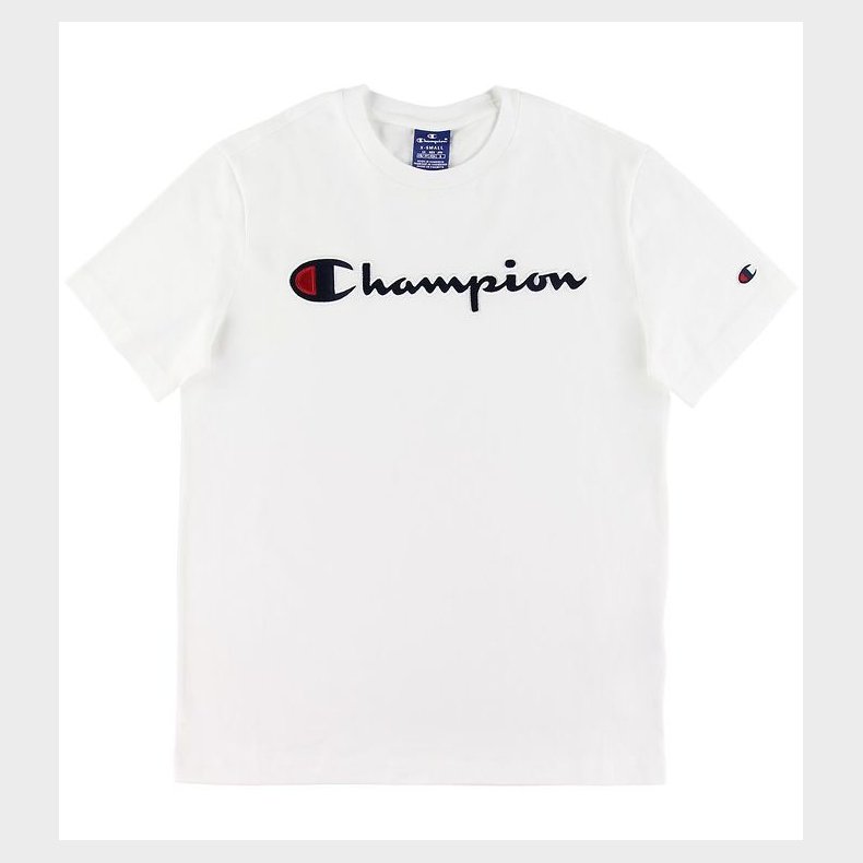 Champion Fashion T-Shirt - Hvid m. Logo