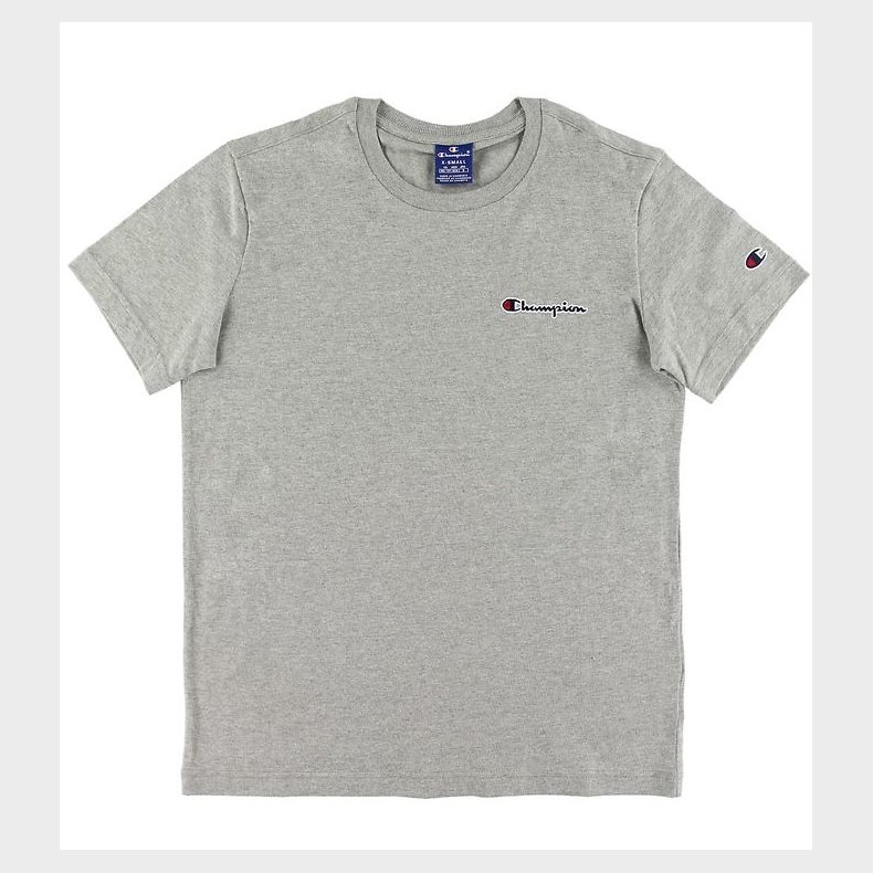 Champion Fashion T-Shirt - Grmeleret m. Logo