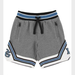 Dolce & Gabbana Sweatshorts - Grmeleret m. Hvid/Bl