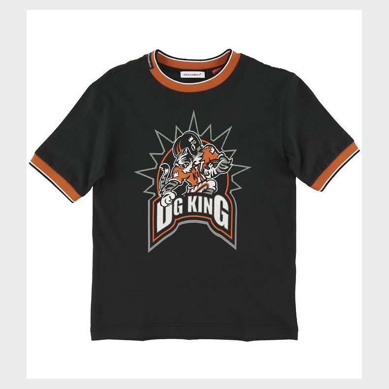 Dolce & Gabbana T-shirt - Sort m. Tiger
