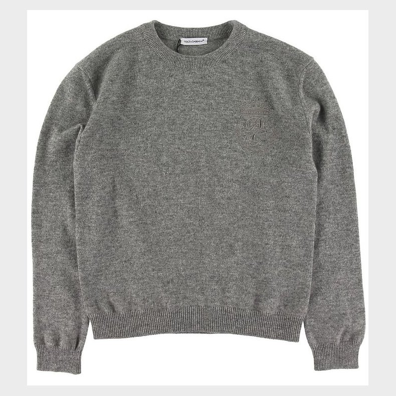 Dolce & Gabbana Bluse - Uld - Grmeleret m. Broderi