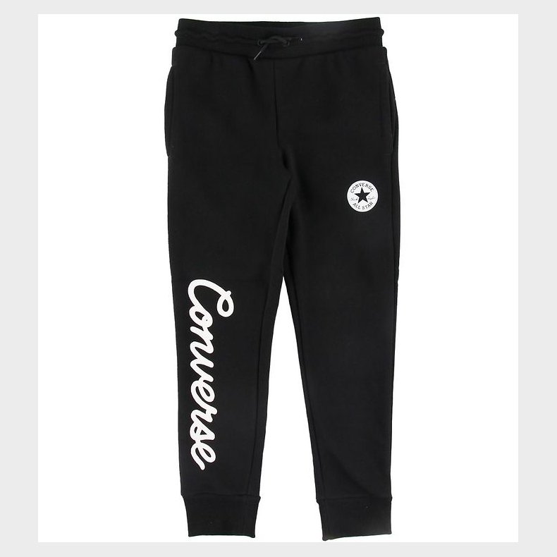 Converse Sweatpants - Sort m. Logo