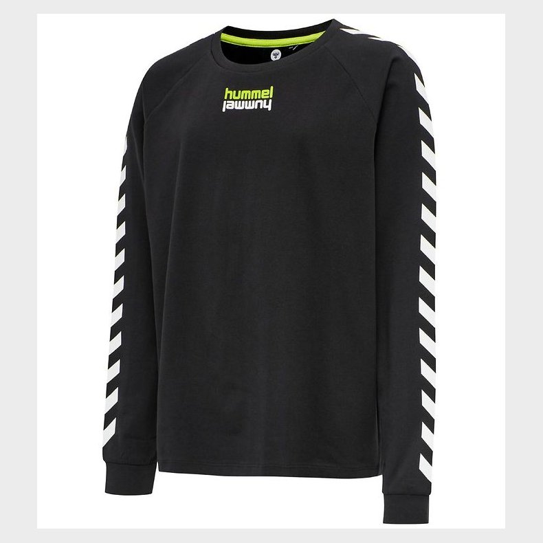 Hummel Bluse - HMLSebastian - Sort m. Vinkler