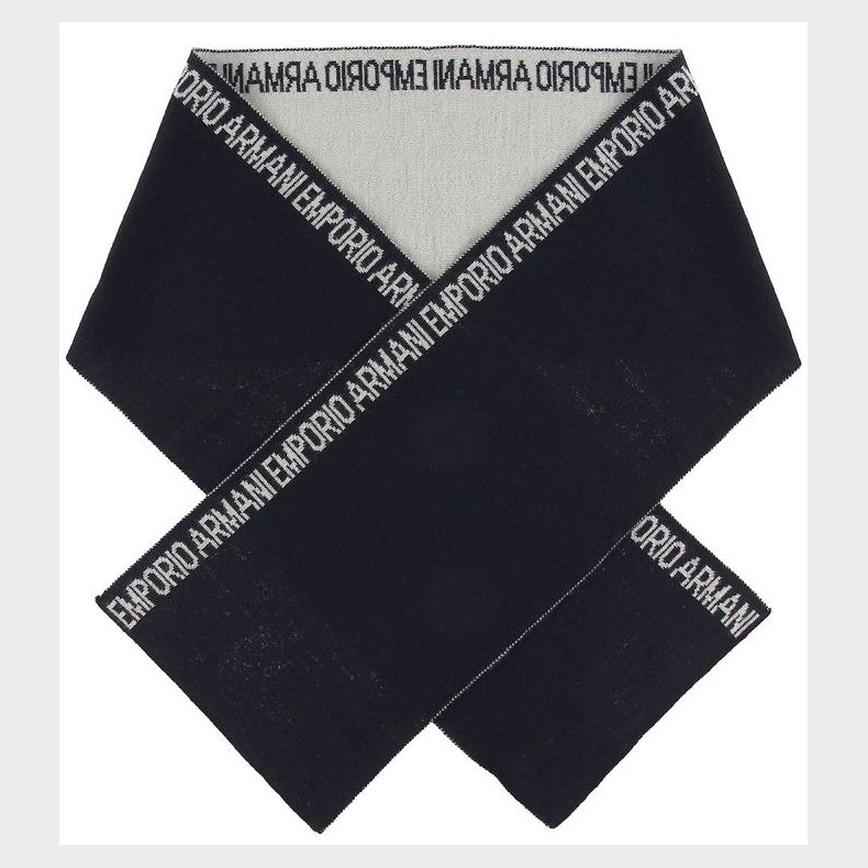 Emporio Armani Halstrklde - 160x20 - Uld/Akryl - Navy