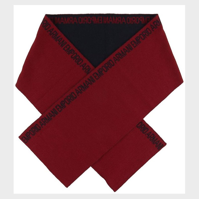 Emporio Armani Halstrklde - 160x20 - Uld/Akryl - Mrk Rd