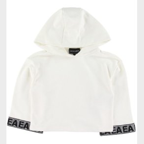 Emporio Armani Httetrje - Crop - Hvid m. Pailletter