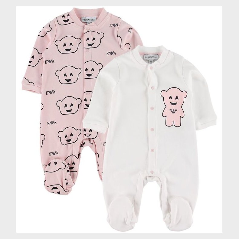 Emporio Armani Heldragt - 2-pak - Rosa/Hvid