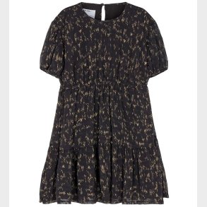 Designers Remix Kjole - Kiely - Sort m. Camel Print