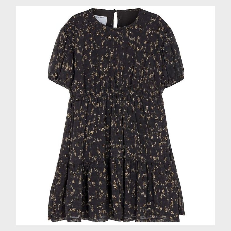 Designers Remix Kjole - Kiely - Sort m. Camel Print