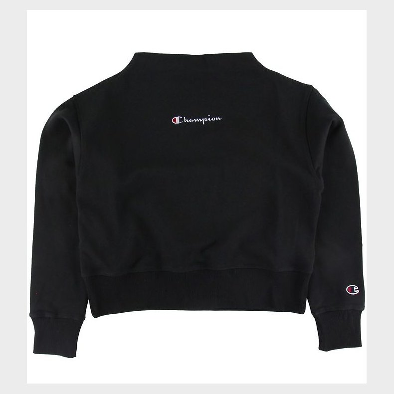 Champion Fashion Sweatshirt - High Neck/Crop - Sort