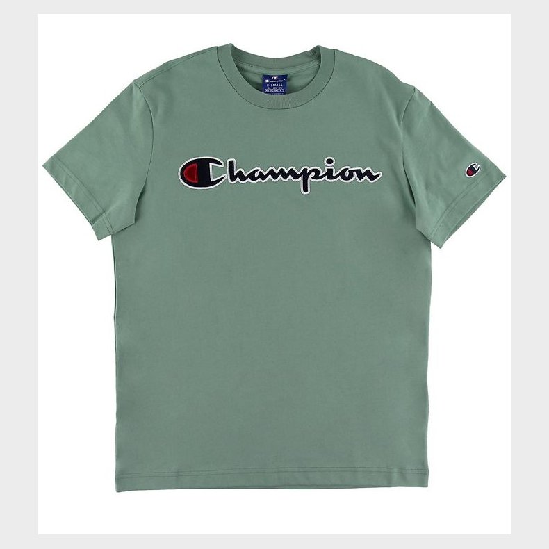Champion Fashion T-shirt - Stvet Grn m. Logo