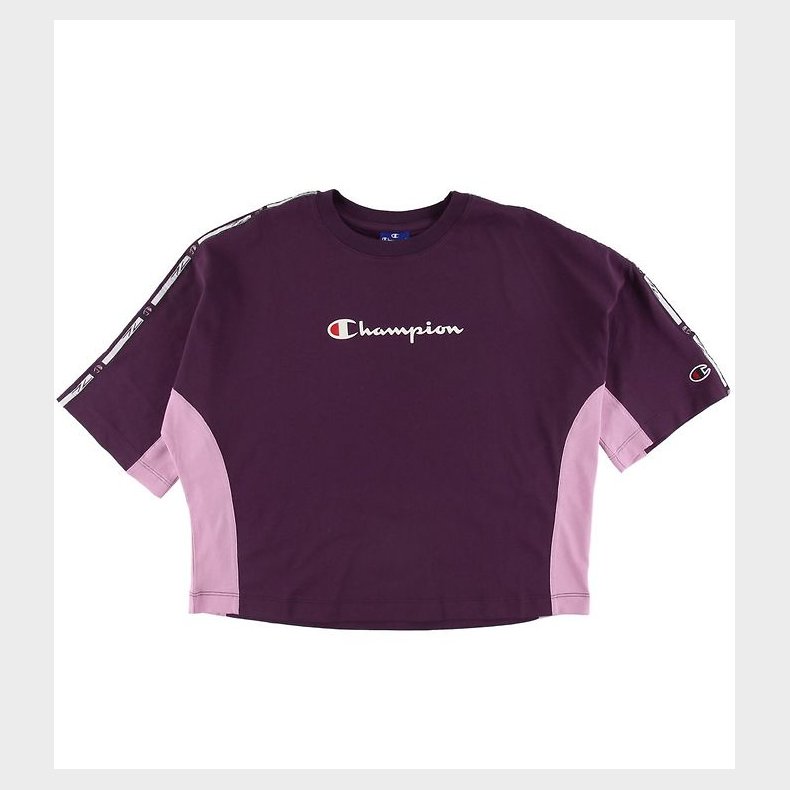 Champion Fashion T-shirt - Crop - Lilla m. Logo
