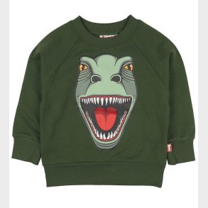 DYR-Cph Sweatshirt - DYRBellow - Grn m. Dinosaurus