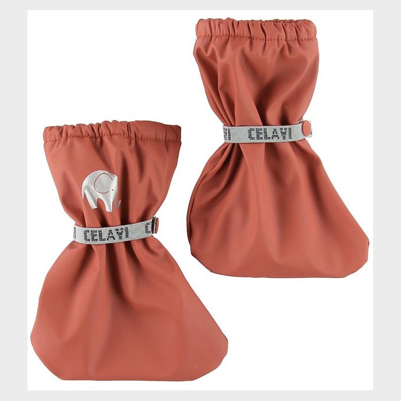 CeLaVi Overtr�kssko m. Fleece - PU - Redwood