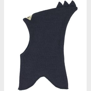 Racing Kids Elefanthue - Uld/Bomuld - 2-lags - Navy m. Dinosaur