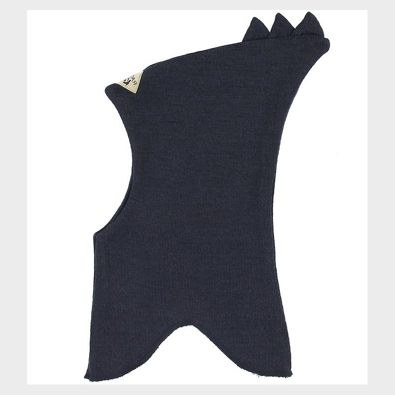 Racing Kids Elefanthue - Uld/Bomuld - 2-lags - Navy m. Dinosaur