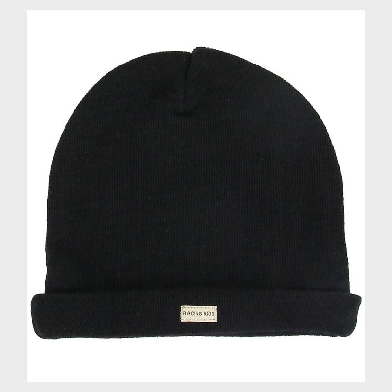 Racing Kids Hue - Uld/Bomuld - Sort