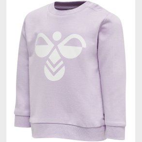 Hummel Sweatshirt - HMLLemon - Lilla m. Logo