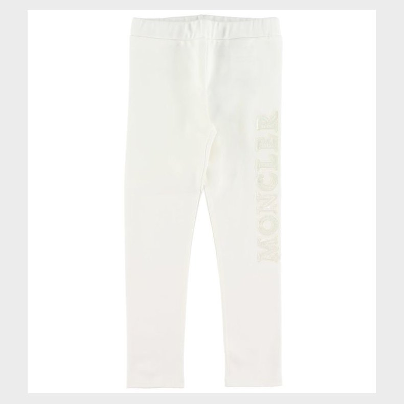 Moncler Leggings - Hvid m. Logo