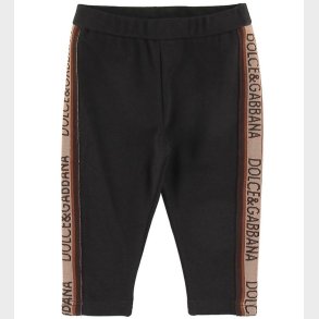 Dolce & Gabbana Leggings - Ibenholt m. Logo