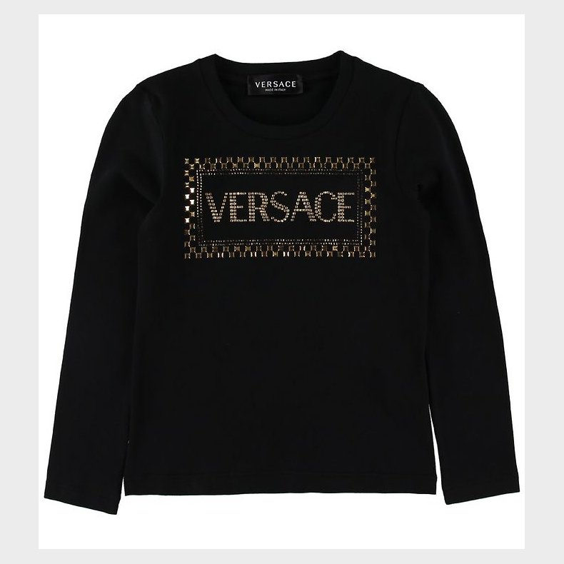 Versace Bluse - Sort m. Nitter