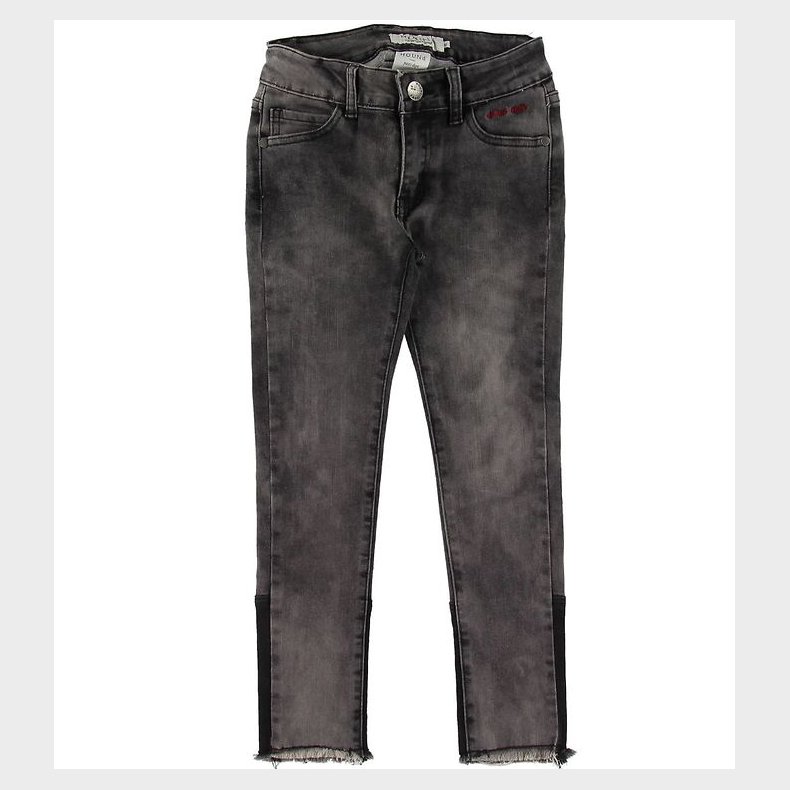 Hound Jeans - Paint - Ankle Fit - Black Used Denim
