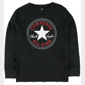 Converse Bluse - Sort m. Logo
