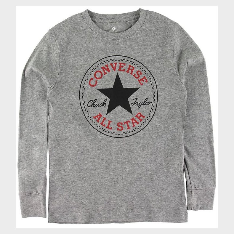 Converse Bluse - Grmeleret m. Logo